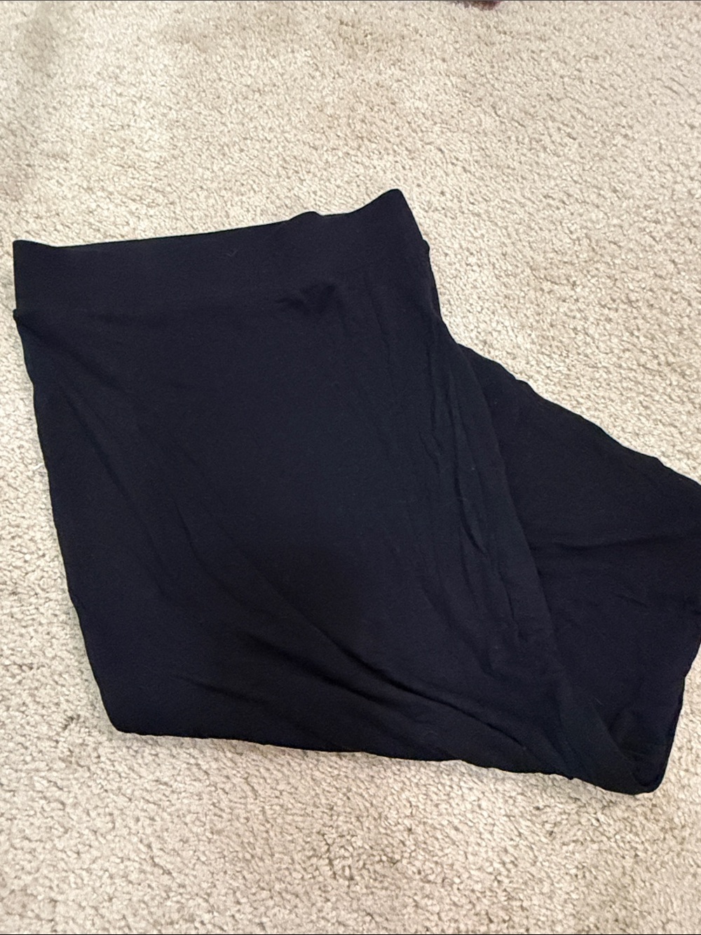 Bar III Black Maxi Skirt with Smooth Silhouette